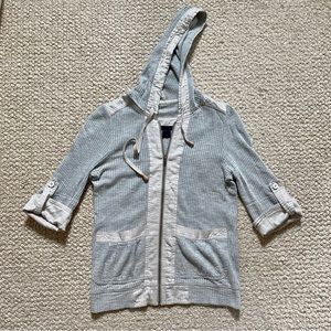 Vintage '00s Marc by Marc Jacobs grey cotton zip hoodie.